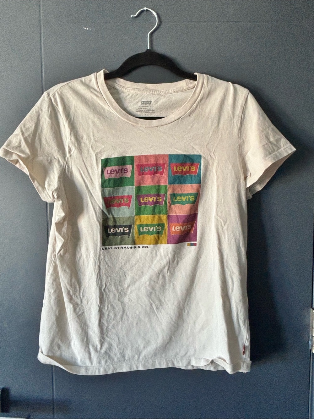 Levi's White Crew Neck Logo T-Shirt